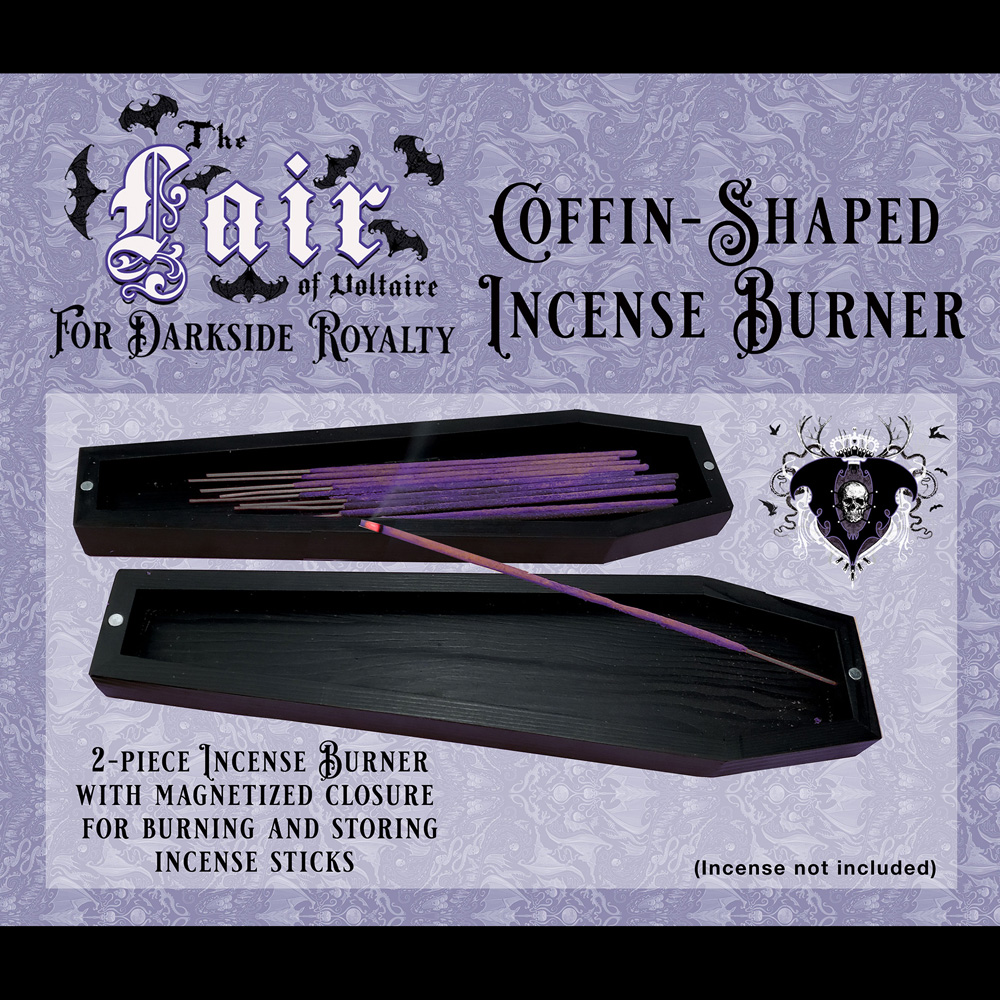 Coffin Shaped Incense Burner