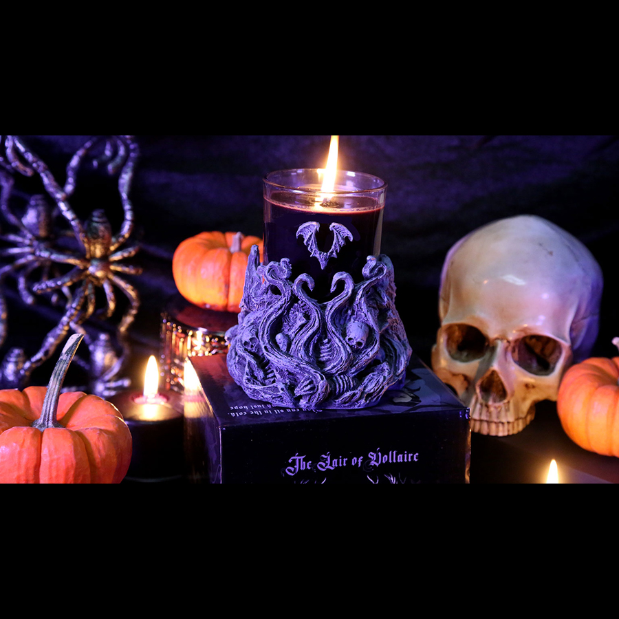 "Forest of Shadows" Black Candle with Smoldering Forest Scent