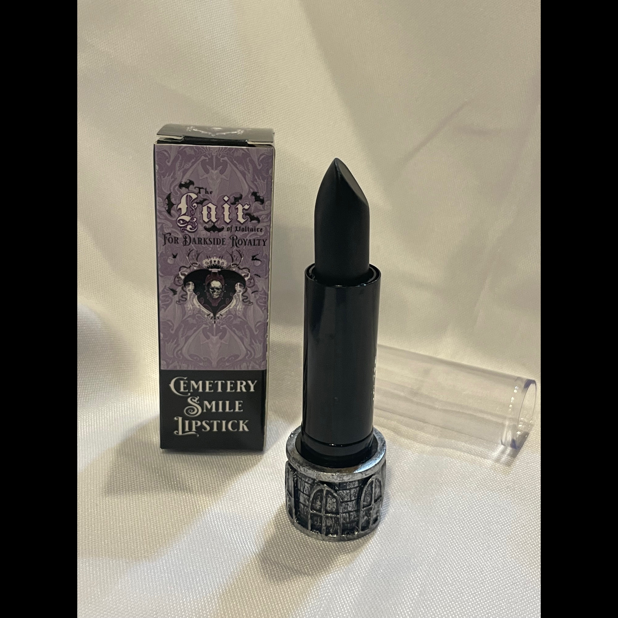 Cemetery Smile Lipstick Refill - Villian (Black)